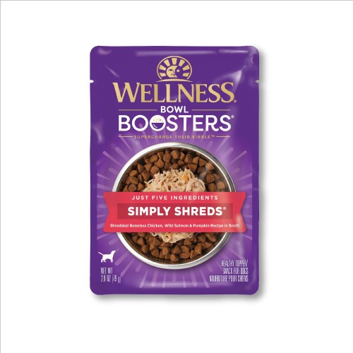 Wellness Bowl Boosters Simply Shreds Wild Salmon & pumpkin