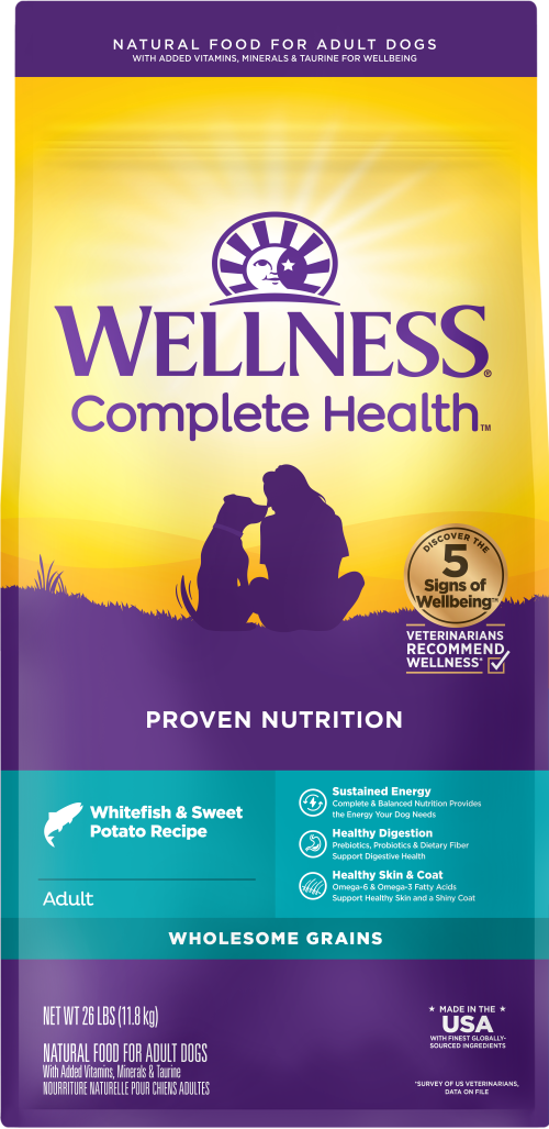 Wellness Complete Health Grained Whitefish & Sweet Potato